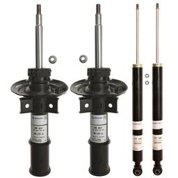 Mercedes Suspension Strut and Shock Absorber Assembly Kit - Front and Rear 204323290064 - Sachs 4015472KIT